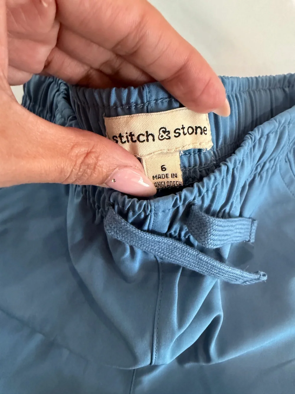 Never worn* Boys Blue Stretch Drawstring Shorts
